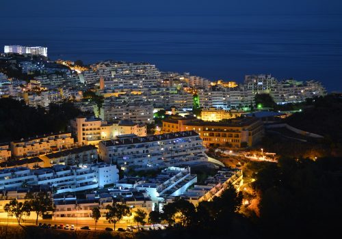 Benalmádena 's nachts