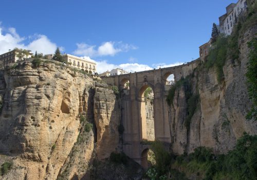 De kliffen van Ronda, Andalusië