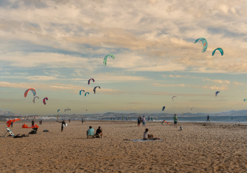 De kust van Tarifa, Spanje