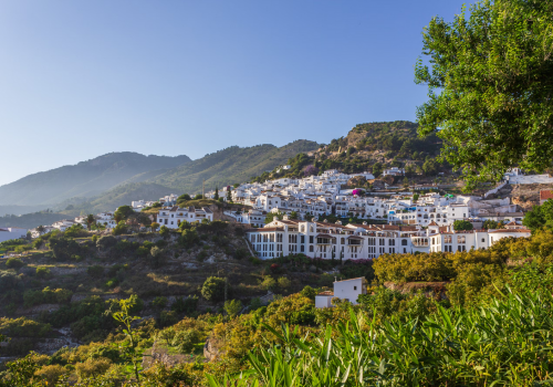 Huizen op de heuvel, Frigiliana