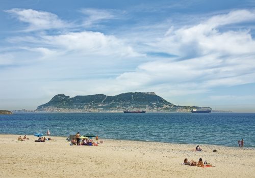 Strand van Algeciras, Andalusië