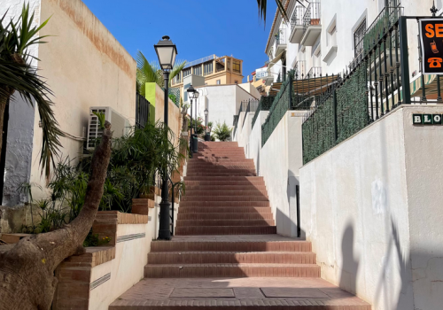 Straten van Torremolinos, Andalusië